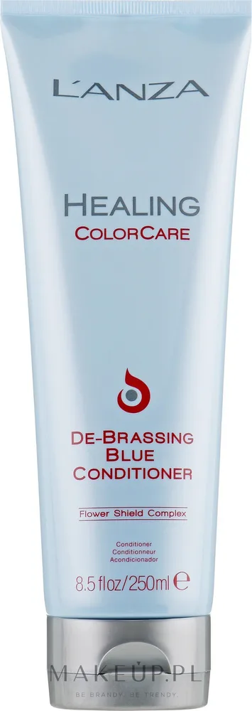 Кондиционер для окрашенных волос против рыжих оттенков L'anza Healing ColorCare De-Brassing Blue Conditioner, 1000 мл