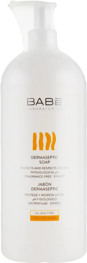 Мыло для тела и рук Babe Laboratorios Dermaseptic очищающее, 1000 мл