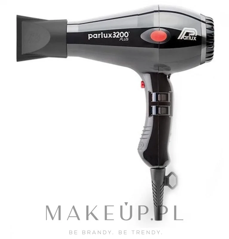 Фен для волос Parlux 3200 Plus черный, мотор Long Life и пониженный уровень шума