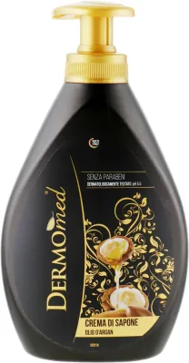 Крем-мыло жидкое Dermomed Argan Oil с аргановым маслом, 300, 300 мл
