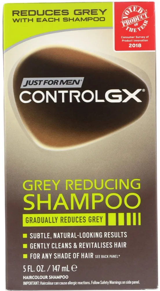 Шампунь против седины Just For Men ControlGX Shampoo для постепенного уменьшения седины, 177 мл