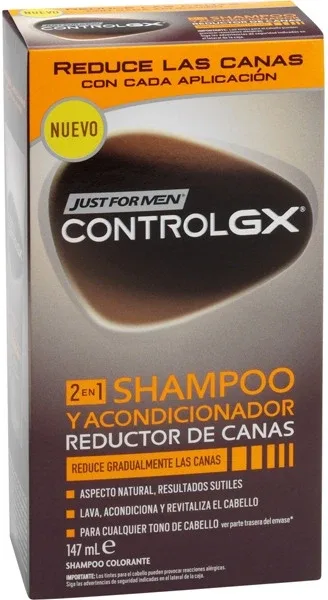 Шампунь-кондиционер 2 в 1 Just For Men ControlGX для постепенного уменьшения седины, 177 мл
