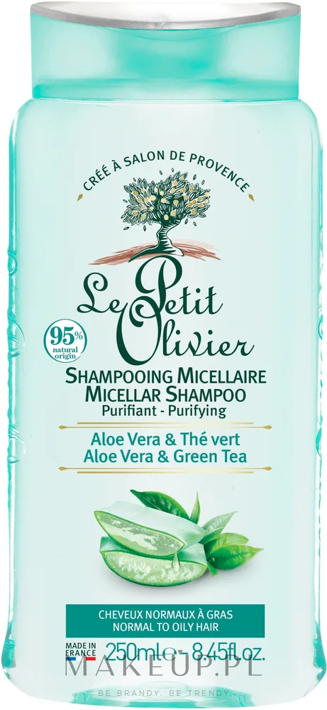 Шампунь Le Petit Olivier Aloe Vera & Green Tea для нормальных и жирных волос 250 мл