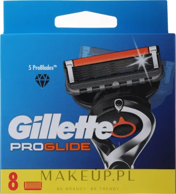 Кассеты сменные Gillette Fusion ProGlide для бритвы, с полоской Lubrastrip, 8 шт