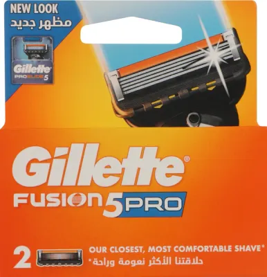 Кассеты сменные Gillette Fusion ProGlide для бритвы, с полоской Lubrastrip, 2 шт