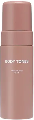 Пенка-автозагар для тела Body Tones Self-Tanning Foam Dark с эритрулозой, увлажняющая, 155 мл