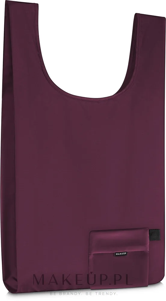 Сумка в чехле MAKEUP Smart Bag бордовая, с длинными ручками, нейлоновая, 57 x 32 см, 1 шт