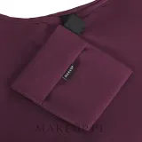 Сумка в чехле MAKEUP Smart Bag бордовая, с длинными ручками, нейлоновая, 57 x 32 см, 1 шт — фото 3