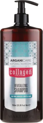 Ревитализирующий шампунь Arganicare Collagen для ослабленных волос с коллагеном, 750 мл