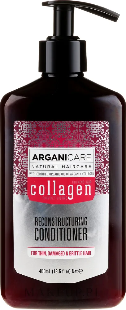 Восстанавливающий кондиционер для волос с коллагеном Arganicare Collagen Reconstructuring Conditioner