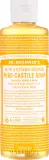 Жидкое мыло Dr. Bronner’s 18-in-1 Pure Castile Soap Citrus Orange, кастильское, цитрусовый аромат, 945 мл — фото 3