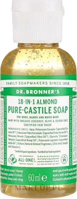 Жидкое мыло Dr. Bronner's 18-in-1 Pure Castile миндаль, 945 мл
