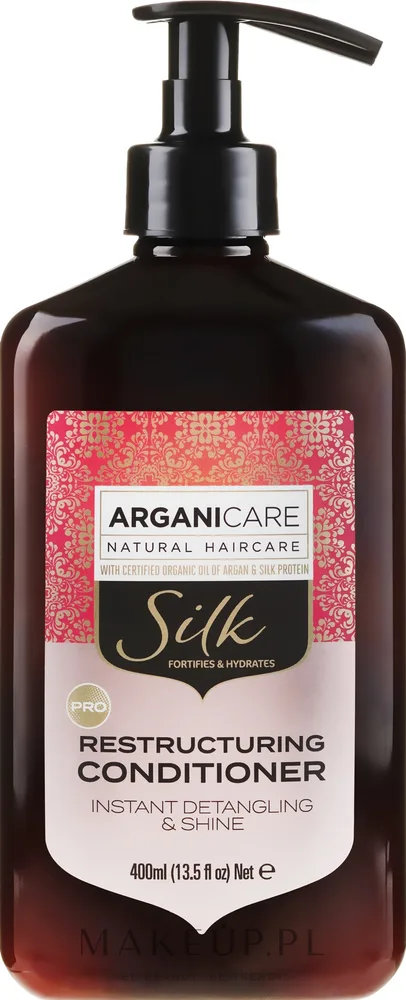 Кондиционер для волос с протеинами шёлка Arganicare Silk Restructuring Conditioner, 400 мл