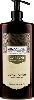 Кондиционер с касторовым маслом для ослабленных волос Arganicare Castor Oil Conditioner, 750 мл