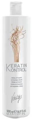 Крем для волос кератиновый Vitality's Keratin Kontrol активирующий восстанавливающий, 500 мл