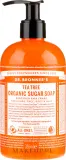 Жидкое мыло Dr. Bronner’s Organic Sugar Soap Tea Tree, чайное дерево, 355 мл / 710 мл — фото 1