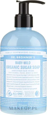 Жидкое мыло детское Dr. Bronner’s Organic Sugar Soap Baby-Mild, с дозатором, 355 мл