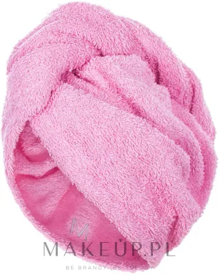 Полотенце-тюрбан для волос MAKEUP розовое, из хлопка, 68 x 26 см