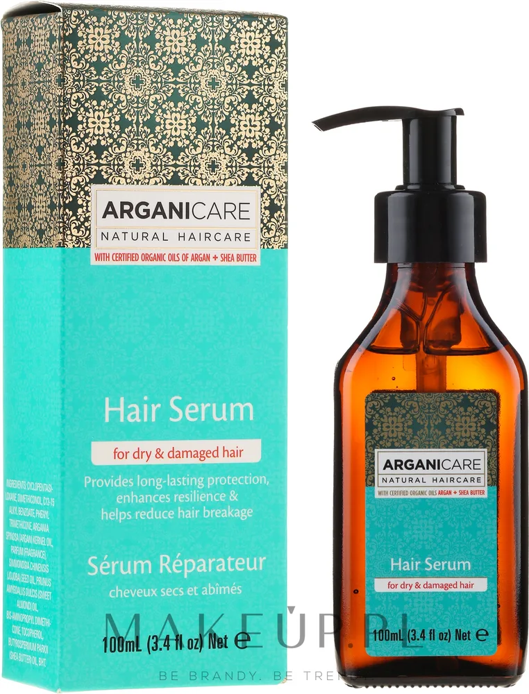 Сыворотка для сухих и повреждённых волос с маслом ши Arganicare Shea Butter Hair Serum, 100 мл