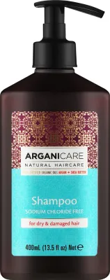 Шампунь Arganicare Shea Butter для сухих и повреждённых волос с маслом ши