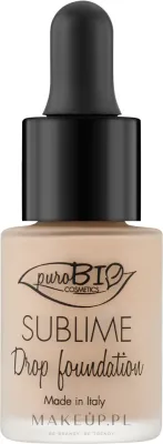 Тональный флюид PuroBio Cosmetics Sublime Drop ухаживающий SPF 10, 19 г