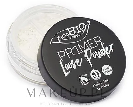 Рассыпчатая фиксирующая пудра PuroBio Cosmetics Primer Loose Powder, 5 г