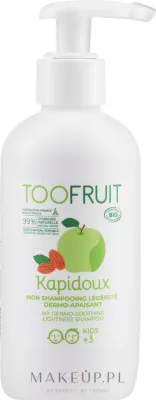 Детский шампунь TOOFRUIT Kapidoux успокаивающий, яблоко и миндаль, 200 мл