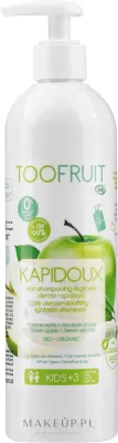 Детский шампунь TOOFRUIT Kapidoux успокаивающий, яблоко и миндаль, 400 мл