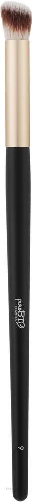 Скошенная кисть для теней PuroBio Cosmetics Brush 09 с ворсом Dermocura