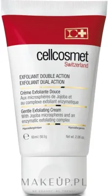 Cellcosmet крем-эксфолиант для лица двойного действия ферментный с папаином и полимерными микросферами 60 мл