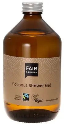 Гель для душа Кокос Fair Squared Coconut Shower Gel увлажняющий с кокосовым и оливковым маслом, 500 мл