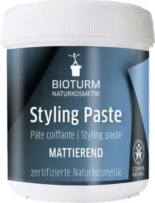 Паста для укладки волос Bioturm Styling Paste №124 с пчелиным и карнаубским воском, 110 мл