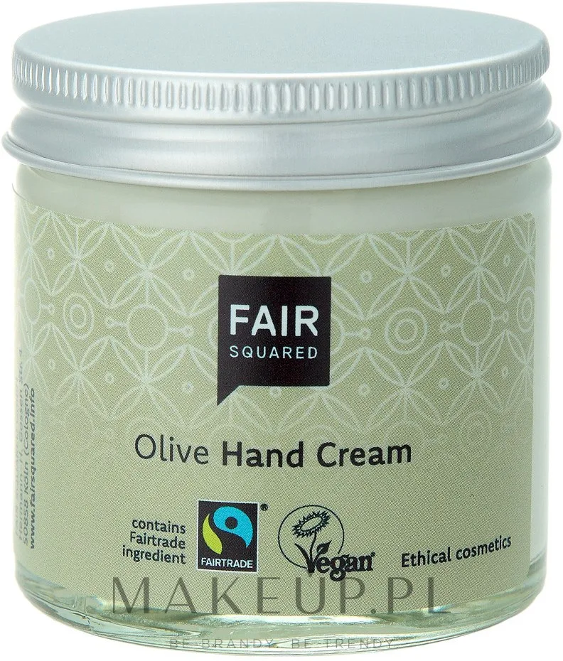 Крем для рук Fair Squared Olive с оливковым маслом органический веган 50 мл