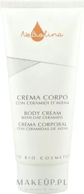 Крем для тела NeBiolina Body Cream With Oat Ceramides увлажняющий с церамидами овса 200 мл