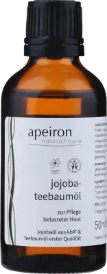 Масло для лица и тела Apeiron с маслом жожоба и чайного дерева для проблемной кожи 30 мл