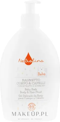 Шампунь и средство для купания для детей NeBiolina Baby Bath Body And Hair Fluid для тела и волос, 500 мл