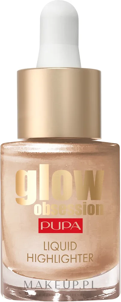 Хайлайтер для лица Pupa Glow Obsession Liquid, оттенок 002 - Moon Light