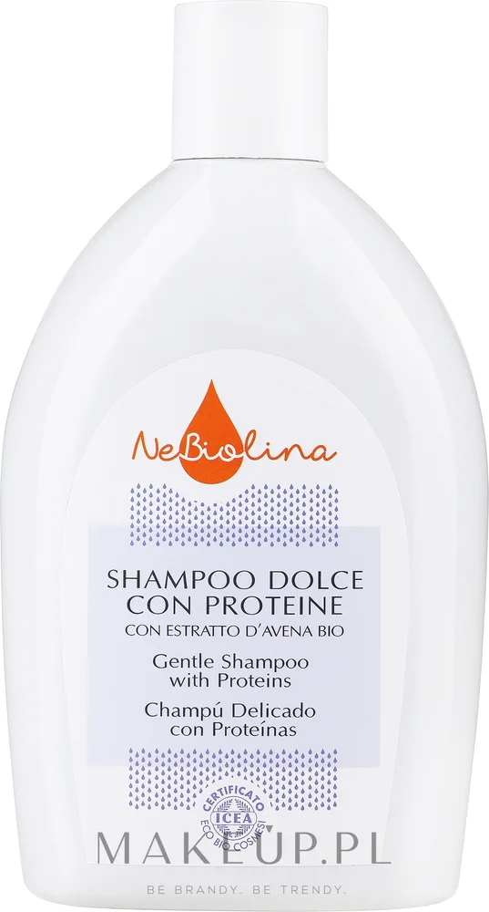 Шампунь для волос NeBiolina Shampoo with Protein деликатный, с протеинами, 500 мл