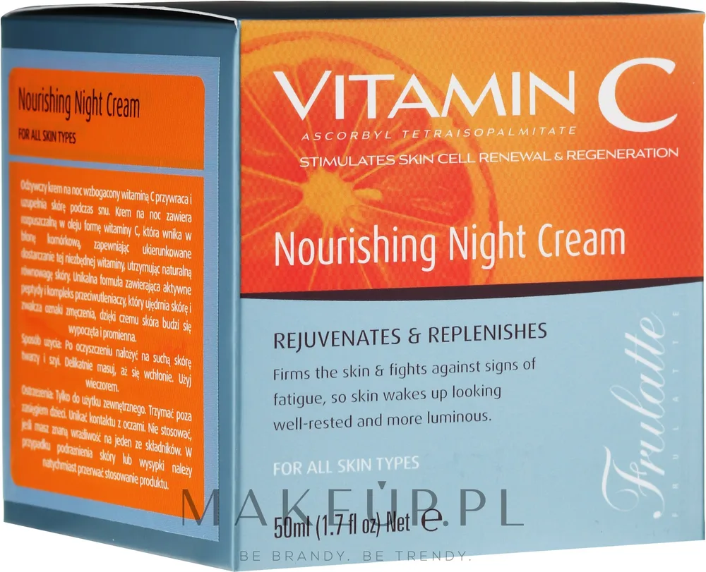 Крем для лица Frulatte Vitamin C Nourishing ночной питательный для зрелой кожи 50 мл