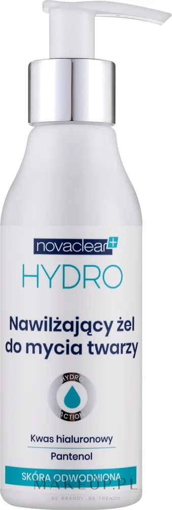 Увлажняющий очищающий гель для лица Novaclear Hydro с гиалуроновой кислотой, 150 мл