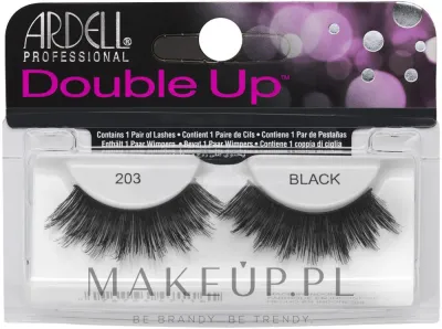Накладные ресницы Ardell Double Up 203 Black двойного объёма, 2 шт