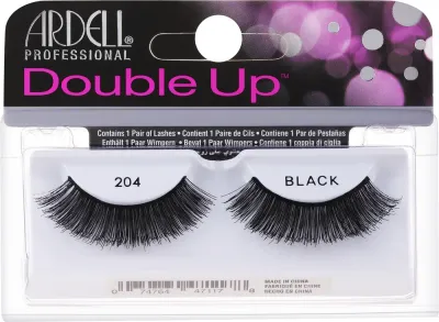 Накладные ресницы Ardell Double Up 204 Black из натуральных волосков, 2 шт