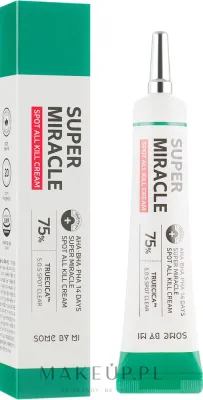 Some By Mi Super Miracle AHA-BHA-PHA Spot All Kill Cream крем для лица точечный с кислотами 30 мл для проблемной кожи, от высыпаний