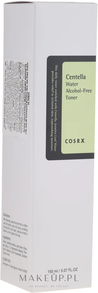 Безалкогольный тоник Cosrx Centella Water для чувствительной кожи с центеллой азиатской, 150 мл