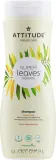 Шампунь для волос Attitude Super Leaves Clarifying Lemon Leaves And White Tea Shampoo натуральный, с листьями лимона и белого чая — фото 1