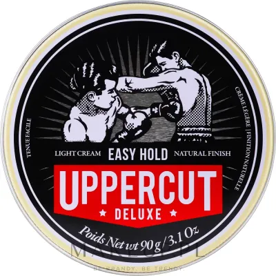 Крем для укладки волос Uppercut Deluxe Barbers Collection Easy Hold с натуральным эффектом, слегка матовый, 90 г
