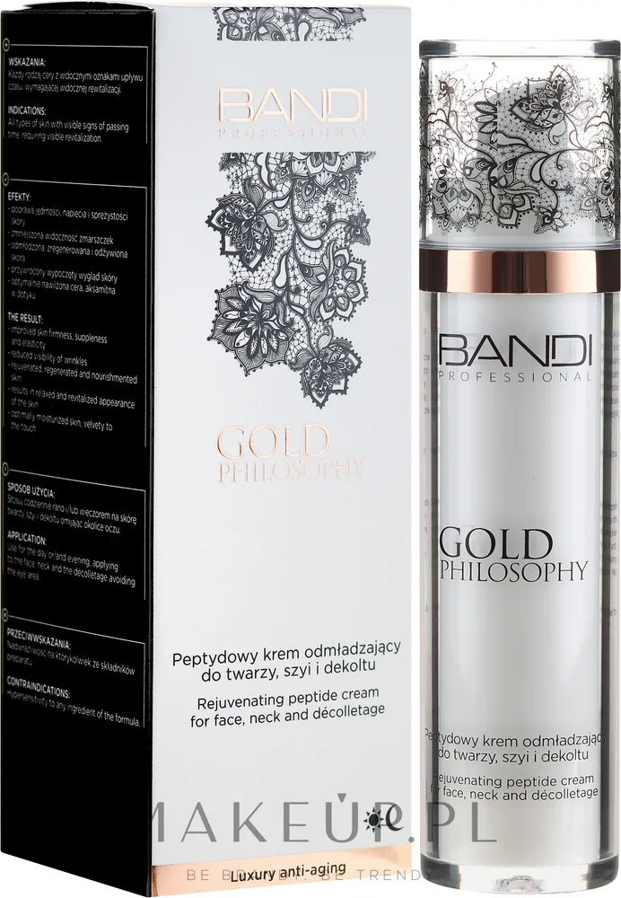 Крем для лица, шеи и декольте Bandi Professional Gold Philosophy пептидный 50 мл
