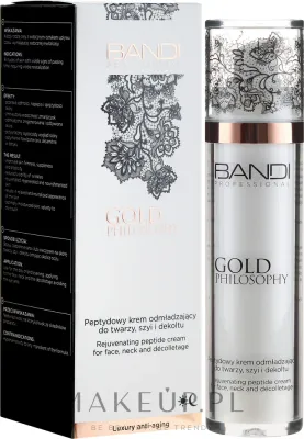 Крем для лица, шеи и декольте Bandi Professional Gold Philosophy пептидный 50 мл