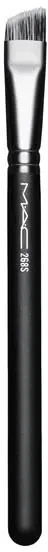Кисть для растушёвки и растирания теней MAC 268S Duo Fibre Angle Brush, скошенная, синтетическая