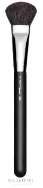 Кисть для румян MAC 128S Split Fiber Cheek Brush, смешанный ворс, ручная работа